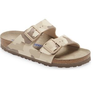 Birkenstock Arizona Camo Soft Footbed Slide Sandal / EU 38